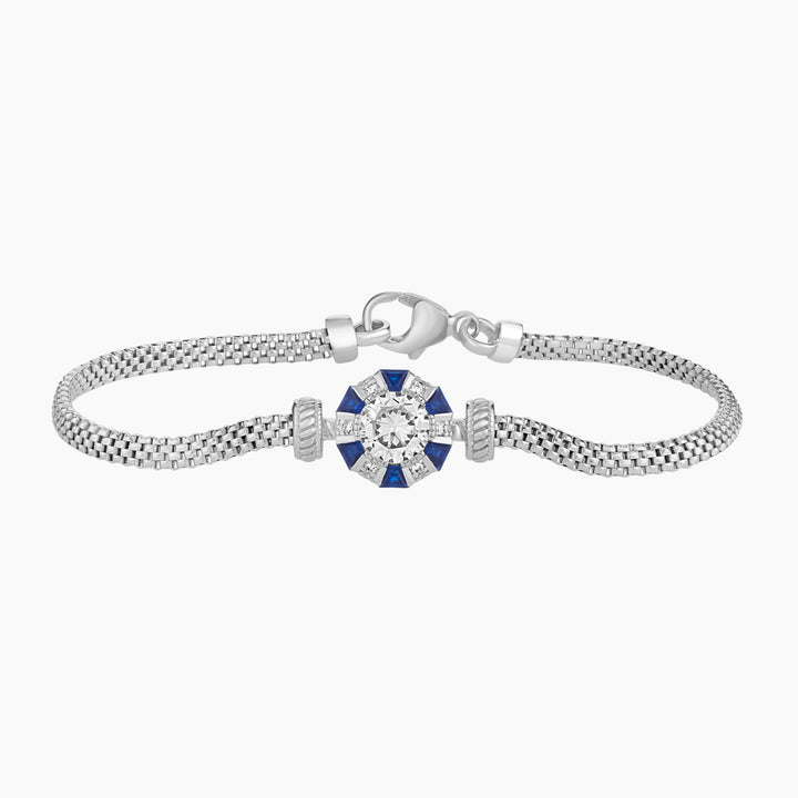 Art Deco Halo Mesh Bracelet