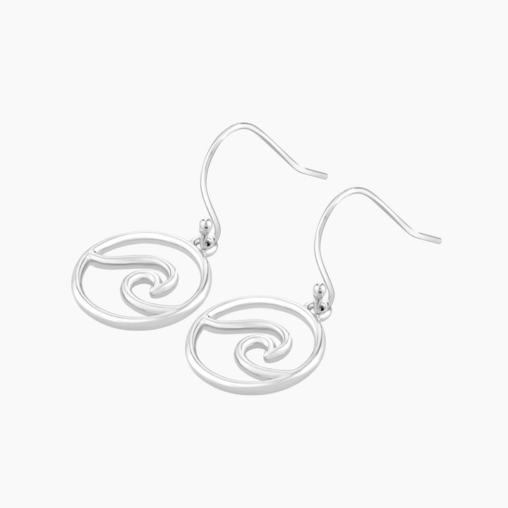 Wave Fish hook Earring