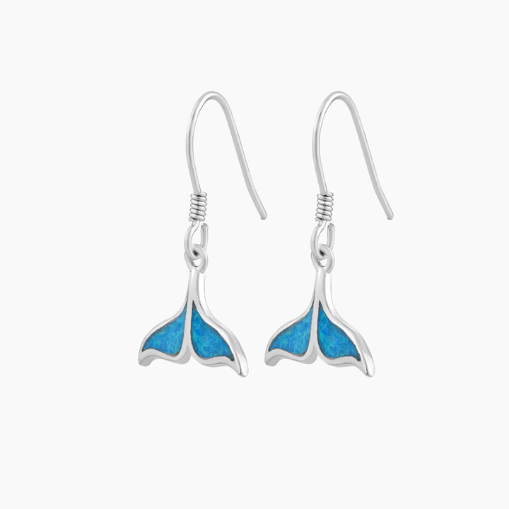 Whale Tail Earring on Wire