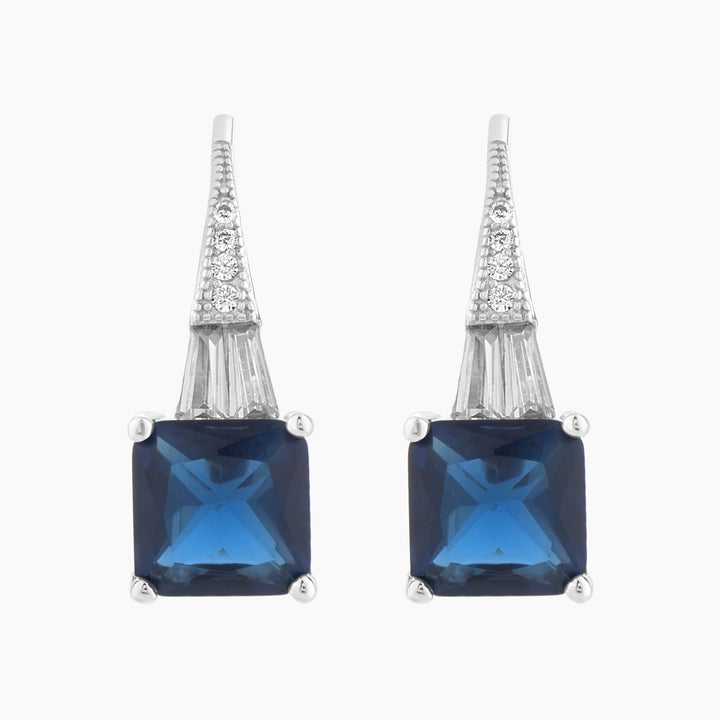 Azure Elegance Leverback Earrings