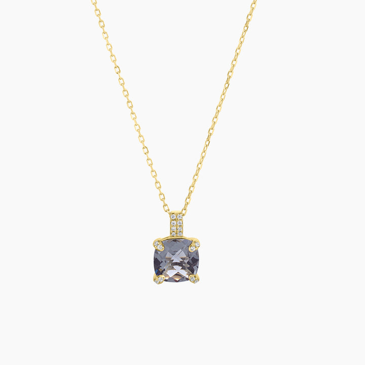 Grey Stone 18" Necklace