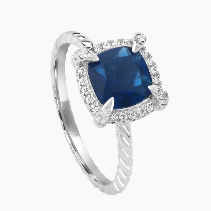 Rope Cushion Halo Ring