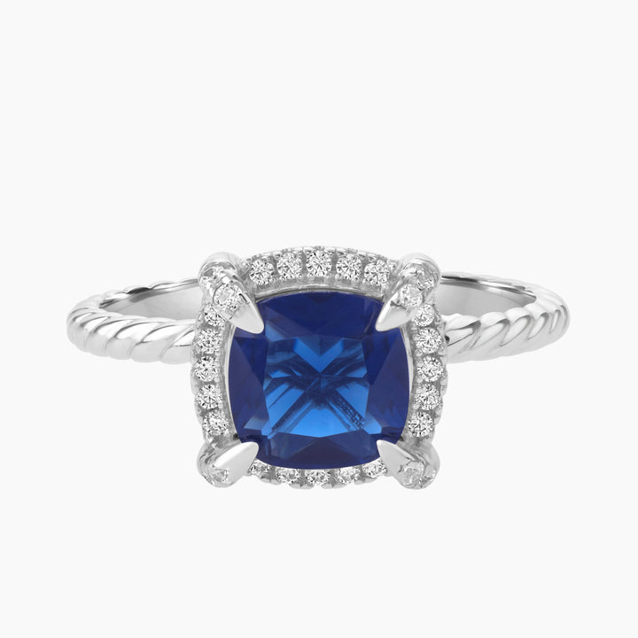 Rope Cushion Halo Ring