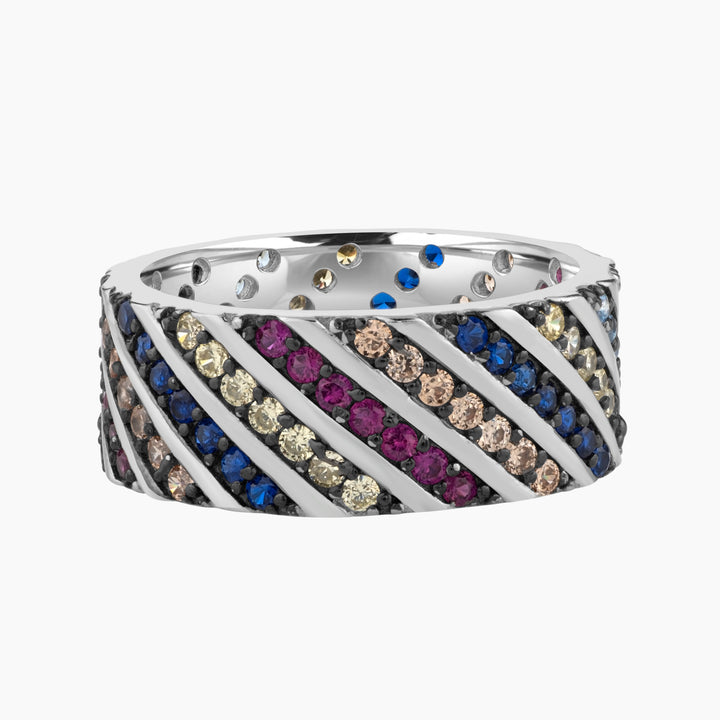 Multi color Band Ring