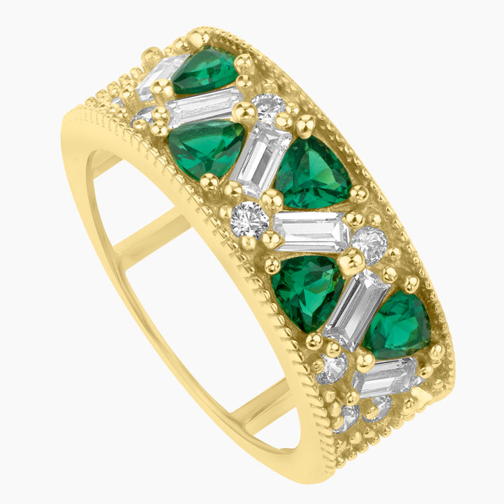 Art Deco Large Band Ring