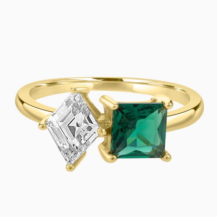You & Me Dual-Gem Ring