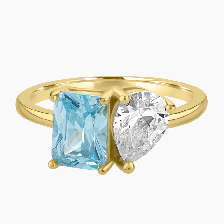 You & Me Blue Elegance Ring