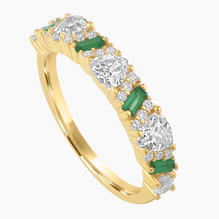 Art Deco Ring Band