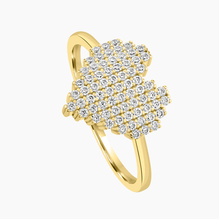 Contemporary Heart Ring