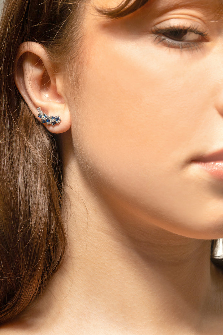Art Deco  Climber Earrings