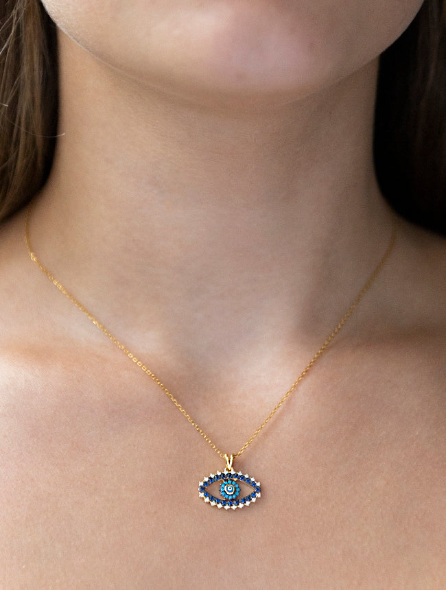 Evil Eye Necklace - 16"+2"