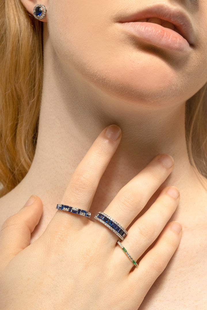 Cobblestone Art Deco Ring