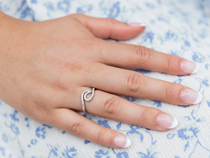 Pave Wave Ring