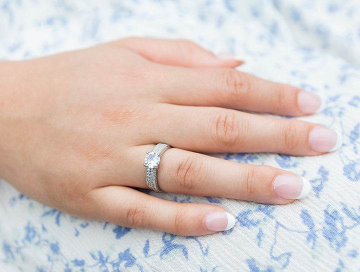 Eternal Harmony Engagement Ring Set