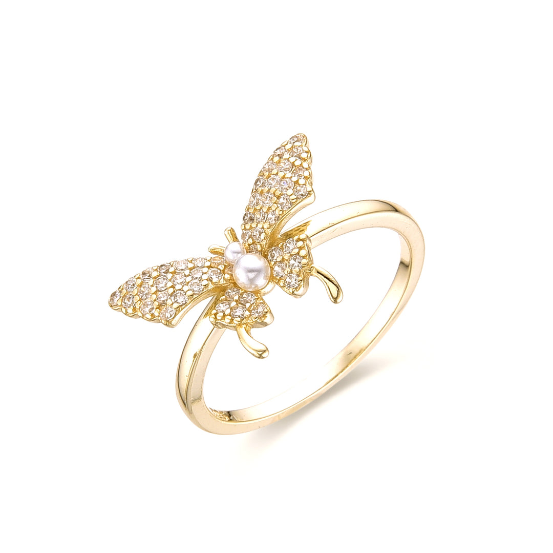 Sterling Silver Butterfly Ring