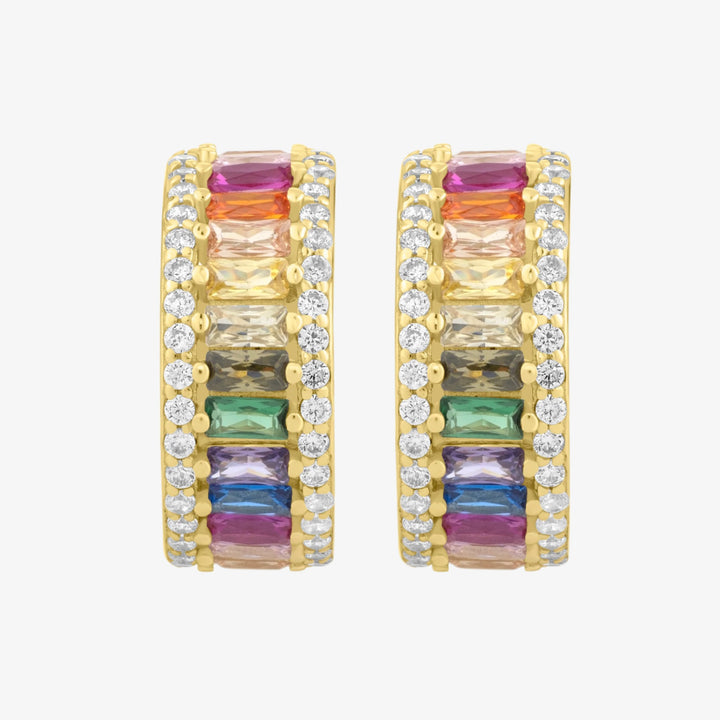 Multi Color Jay Hoop Earring