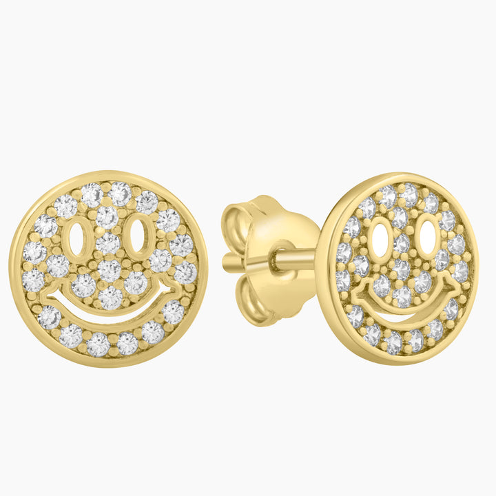 Smiley Stud Earrings