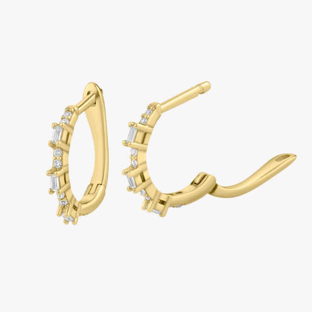 CZ Hoop Earrings