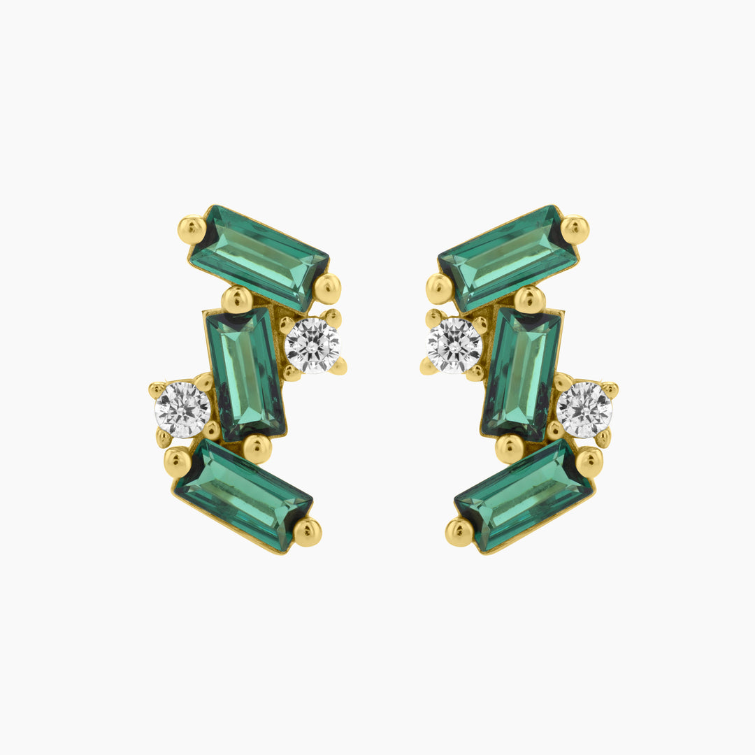 Art Deco Stud Earrings