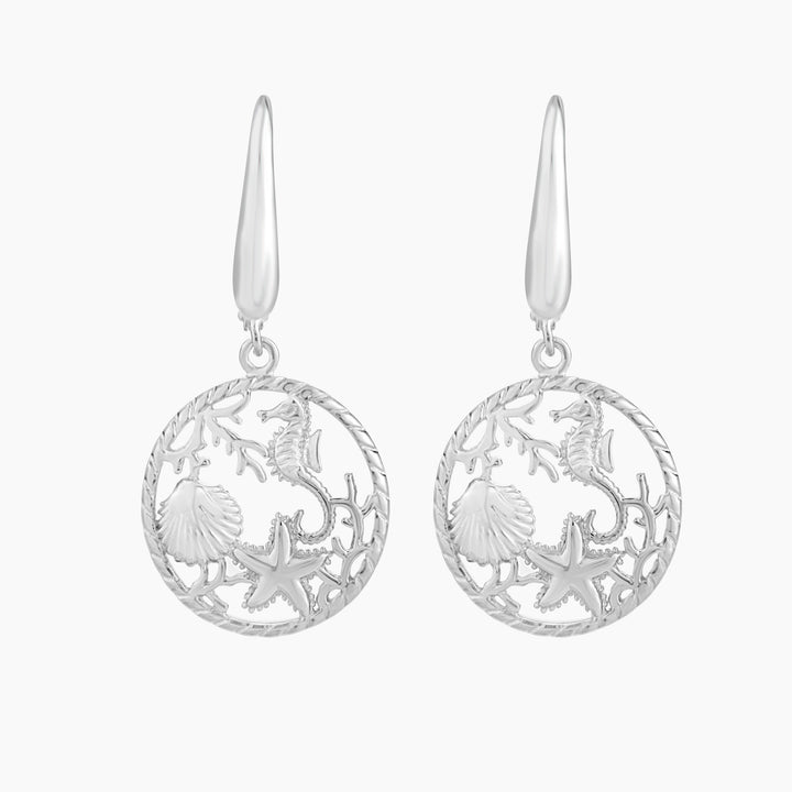 Sealife Theme Leverback Earring