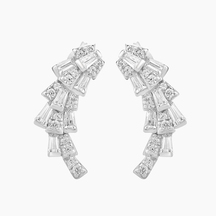 Art Deco Climber Earrings