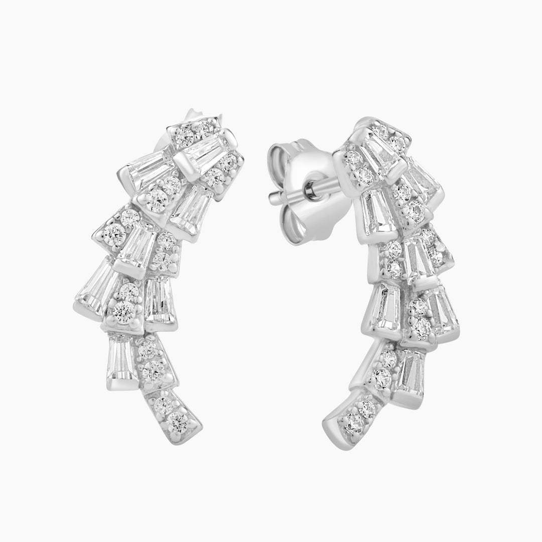 Art Deco Climber Earrings