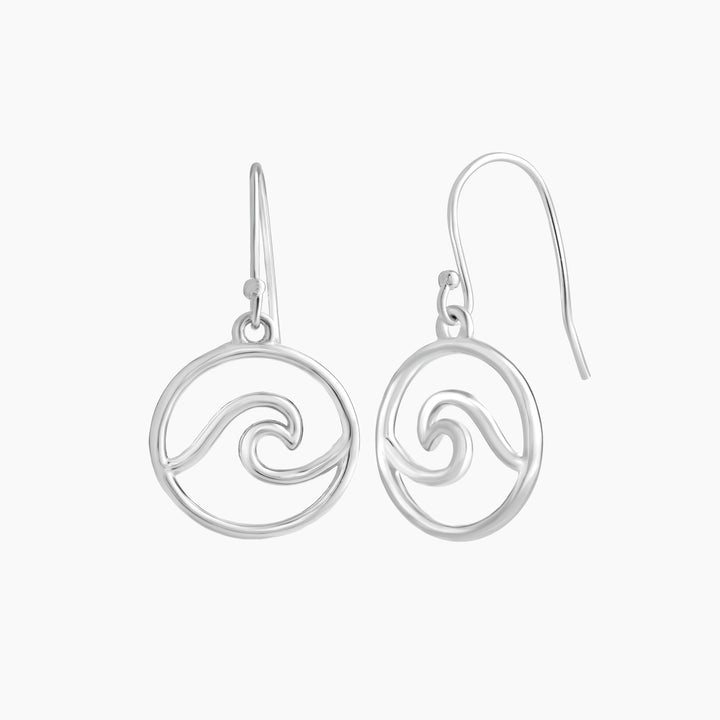 Wave Fish hook Earring