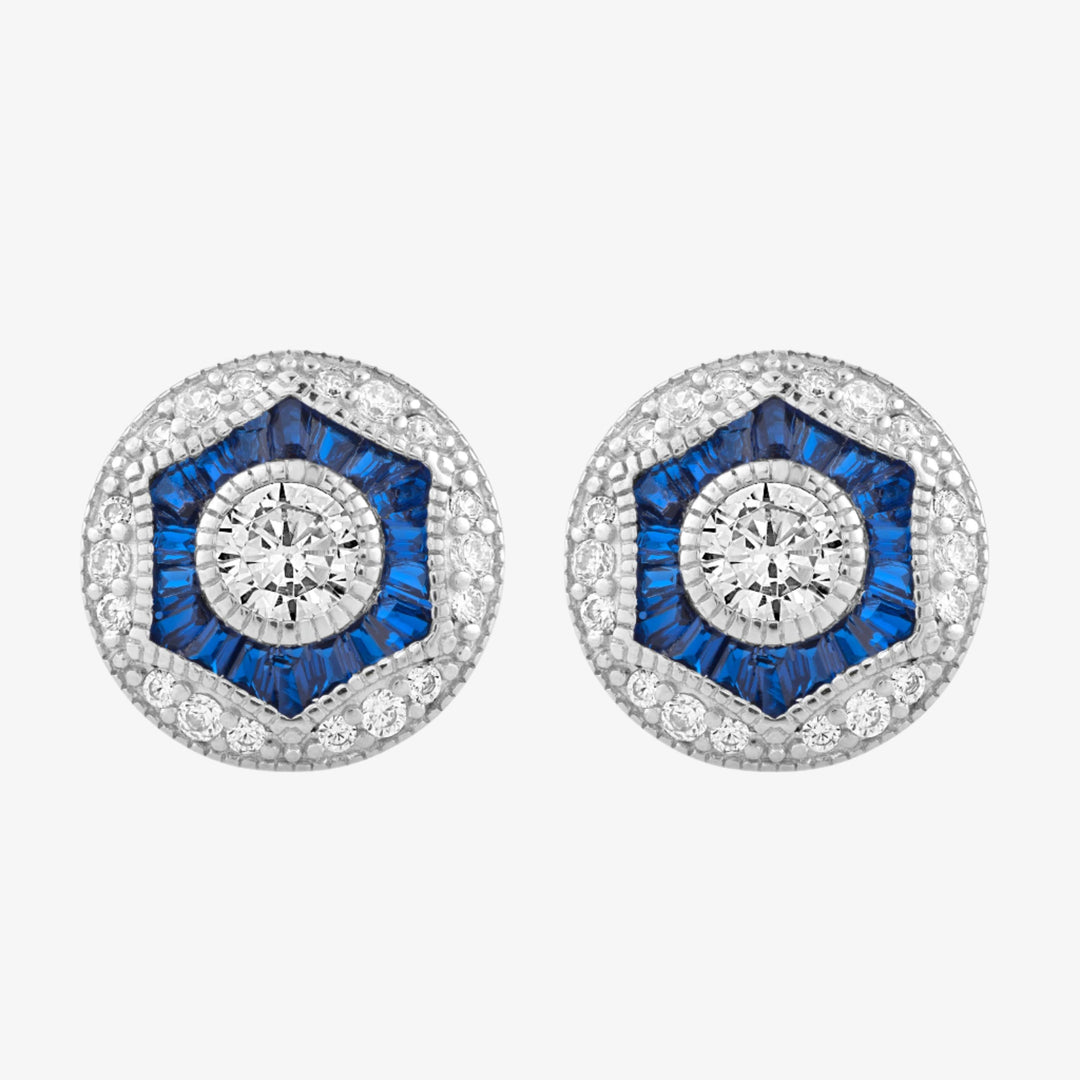 Art Deco Stud Earrings