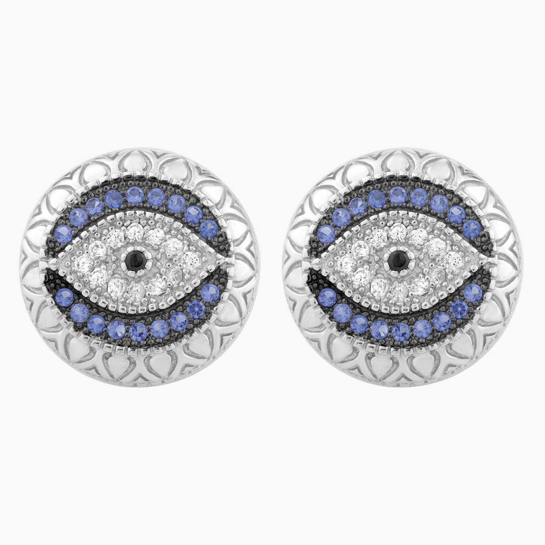 Evil Eye Stud Earrings