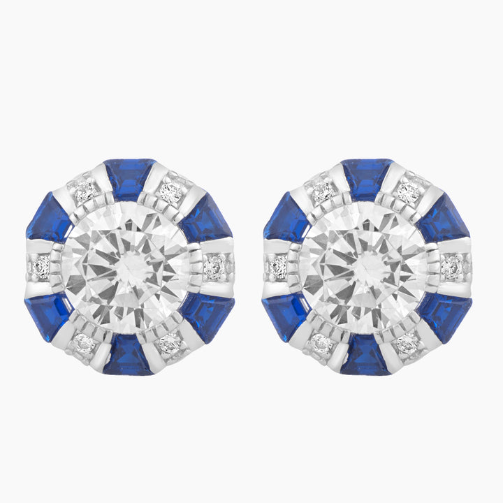 Vintage Art Deco Halo Earrings