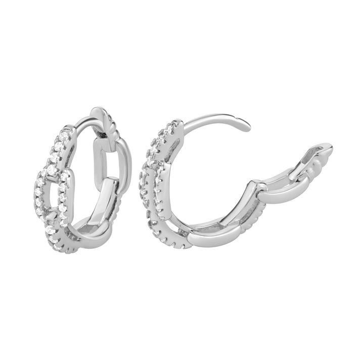 Link Design Hoop Earrings