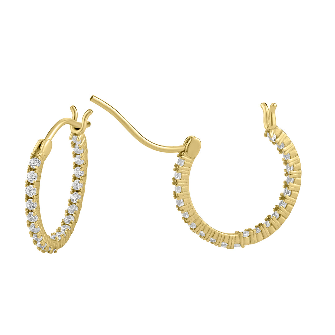 Inside Out Hoop Earrings