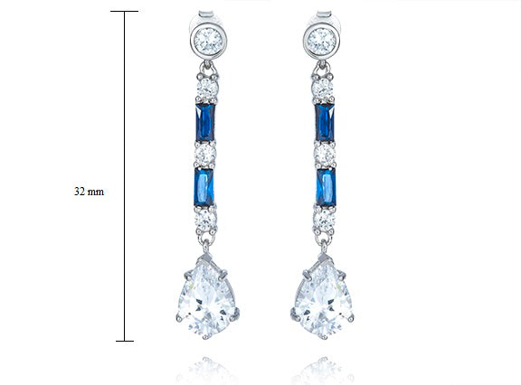 Art Deco Dangling Studs Earrings