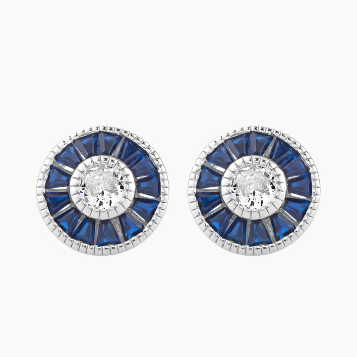 Vintage Art Deco Halo Earrings