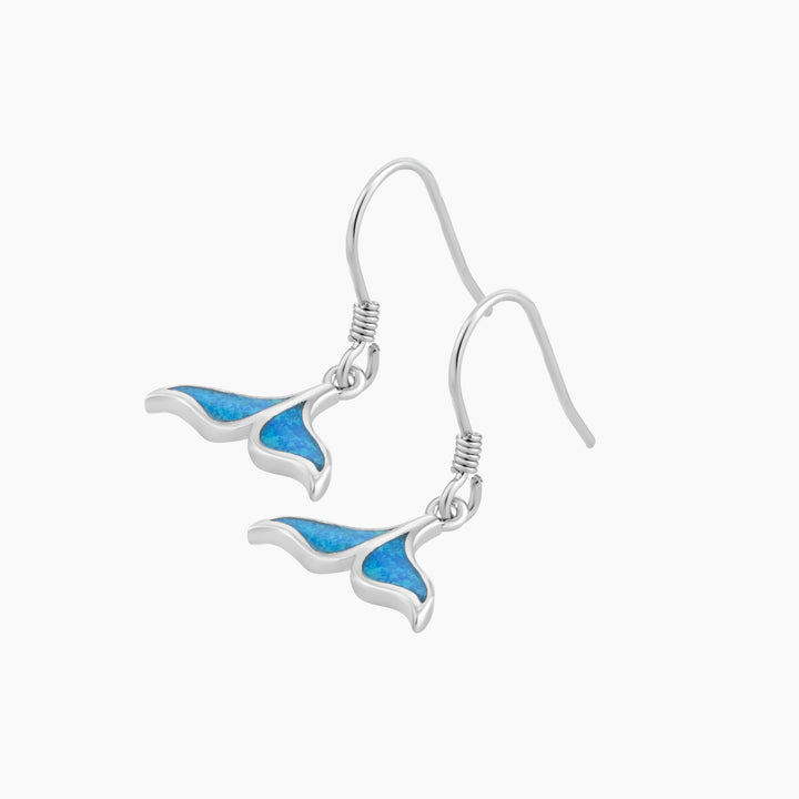 Whale Tail Earring on Wire