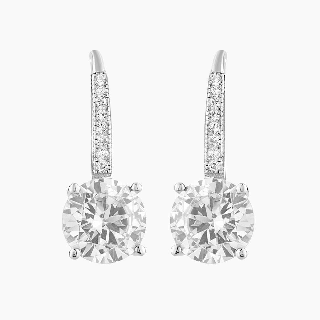 Timeless Brilliance Leverback Earrings