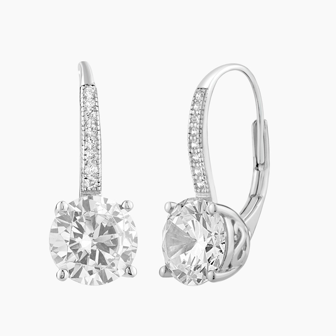 Timeless Brilliance Leverback Earrings