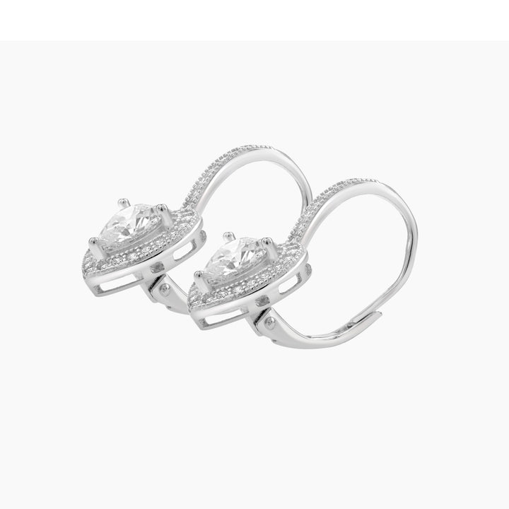 Leverback Heath Halo Earrings