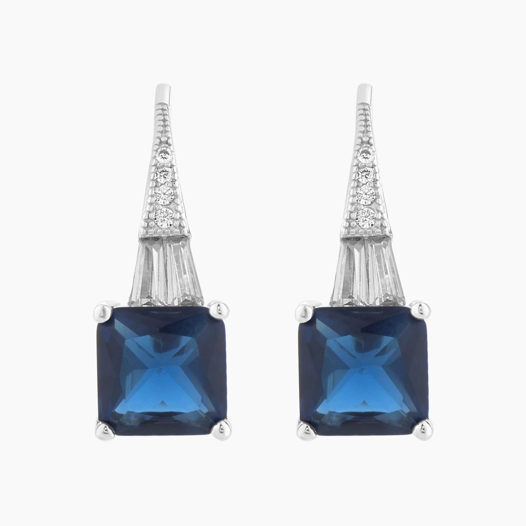 Azure Elegance Leverback Earrings