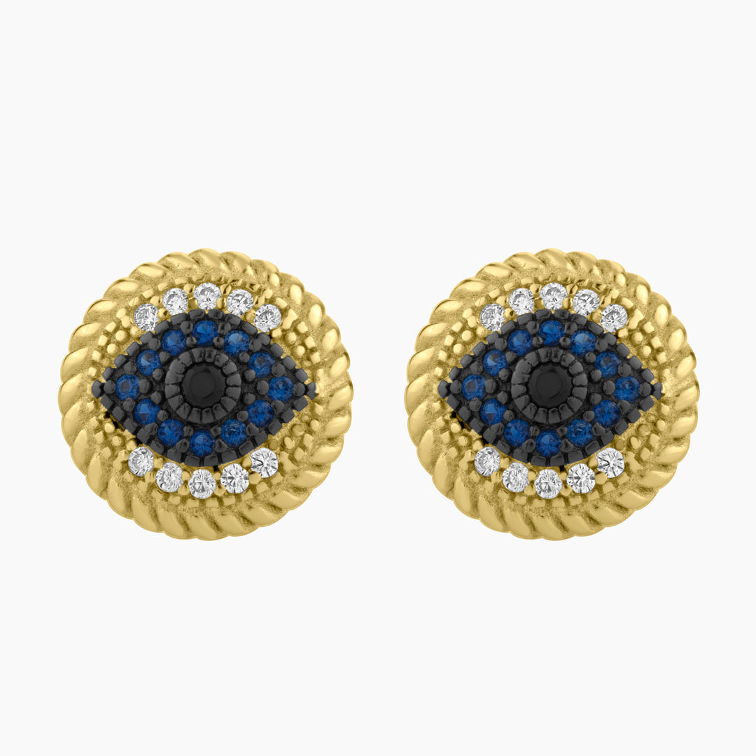 Evil Eye Stud Earrings