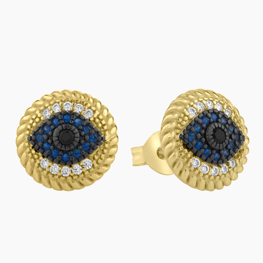 Evil Eye Stud Earrings