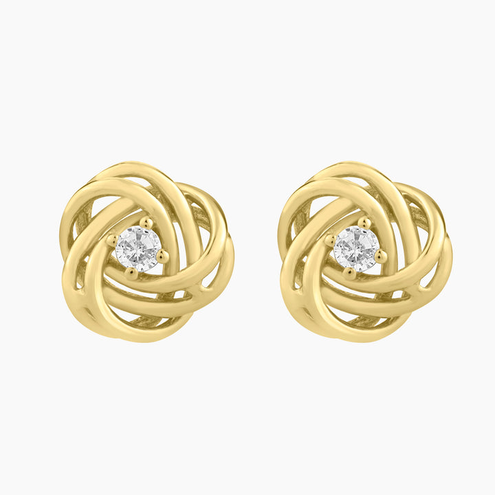 Love Knot Stud Earrings