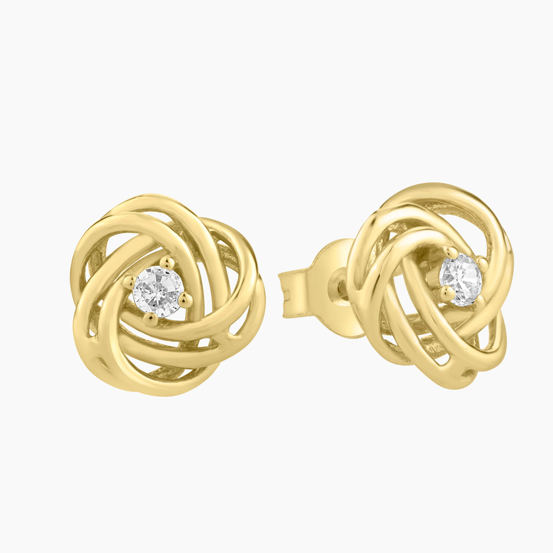 Love Knot Stud Earrings