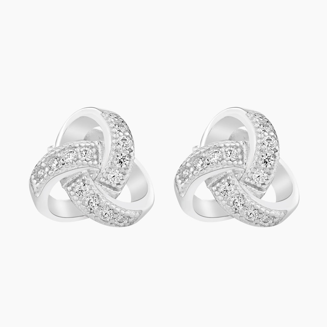 Love Knot Stud Earrings