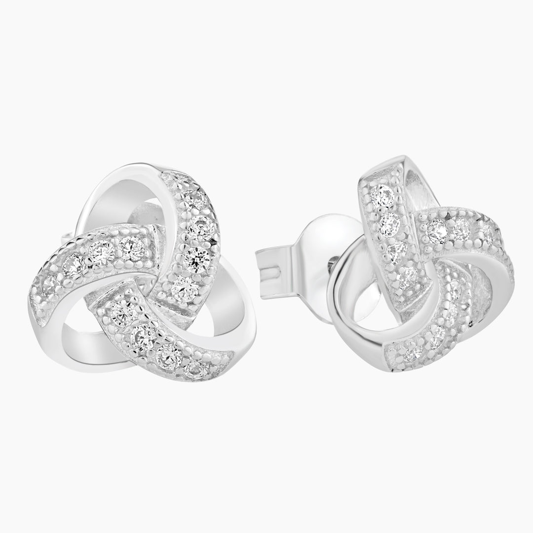 Love Knot Stud Earrings