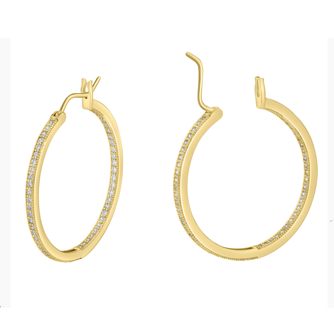 Inside Out Hoop Earrings