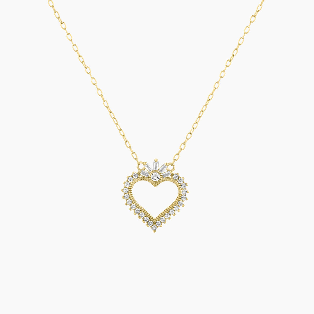 Open Heart Necklace