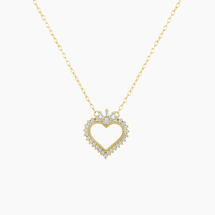 Open Heart Necklace