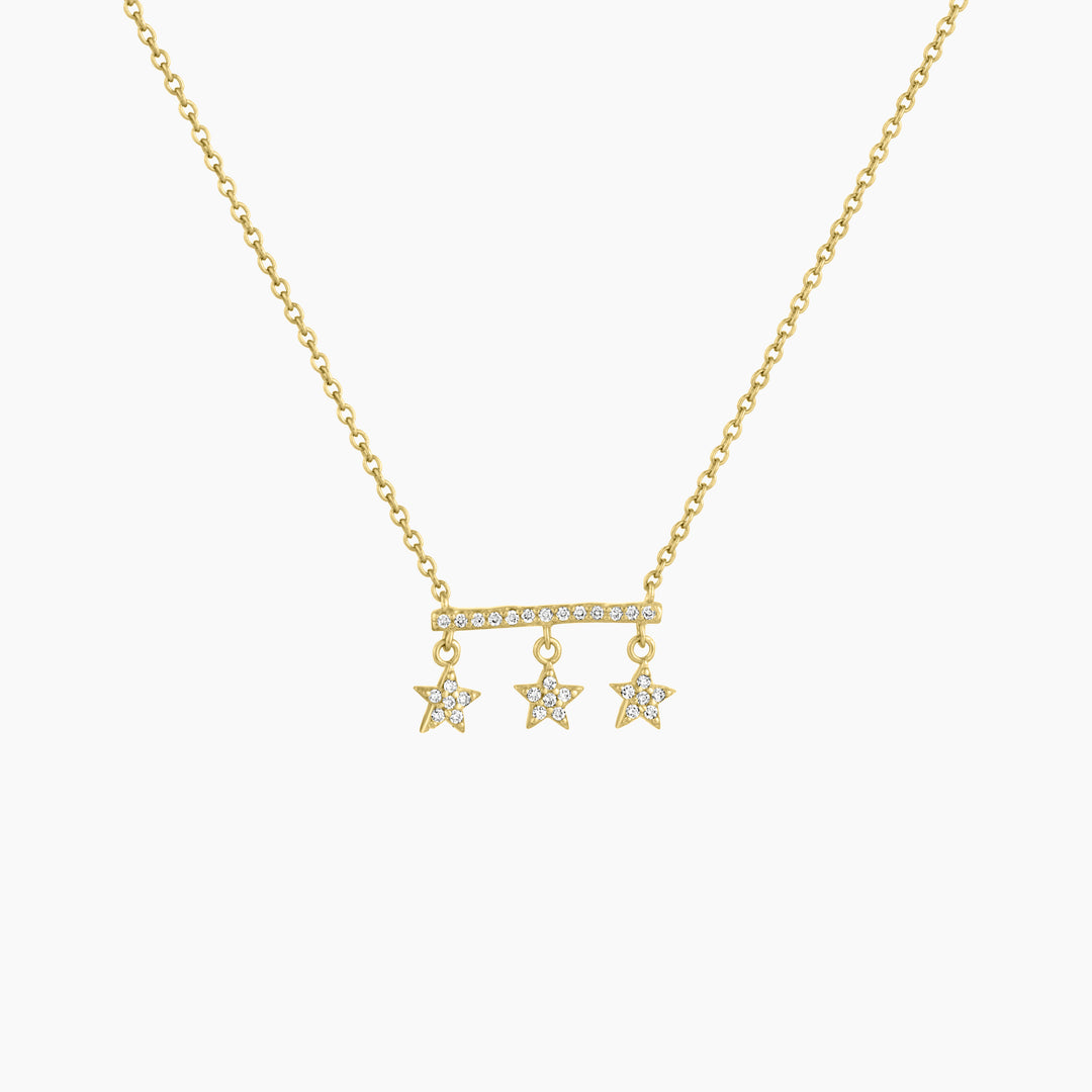 Bar and Star Necklace