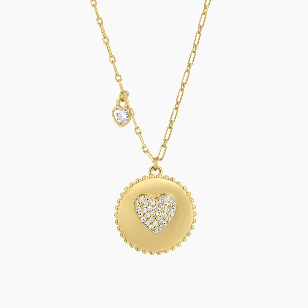 Heart Medallion Necklace